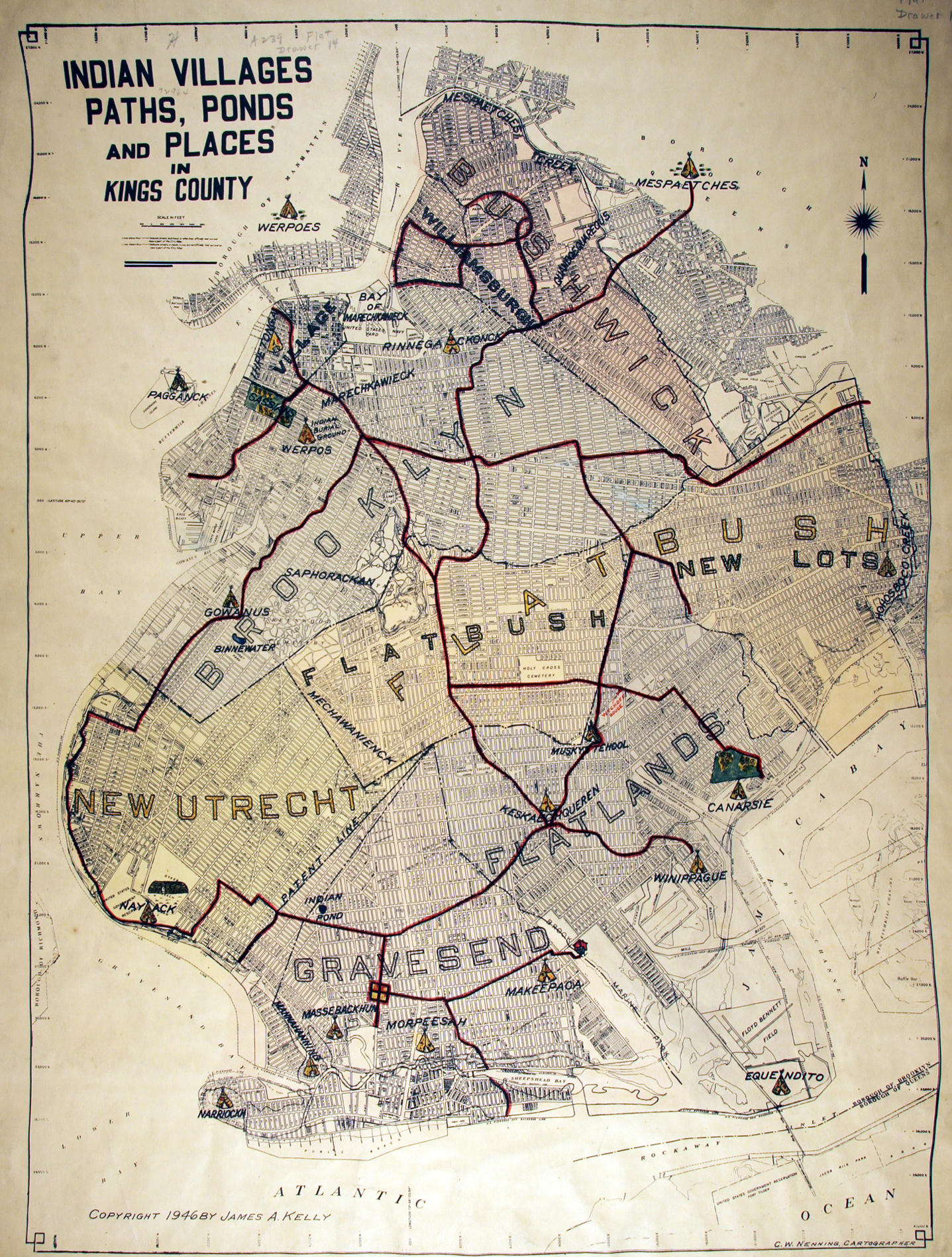 Old Maps Of Brooklyn Maps Archives   Brooklyn Historical SocietyBrooklyn Historical Society